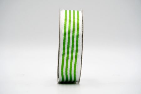 Green Stripes Grosgrain with Classic Lines Ribbon_K1748-571